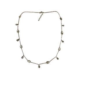 Vintage Chico’s silver tone 40”+4” necklace